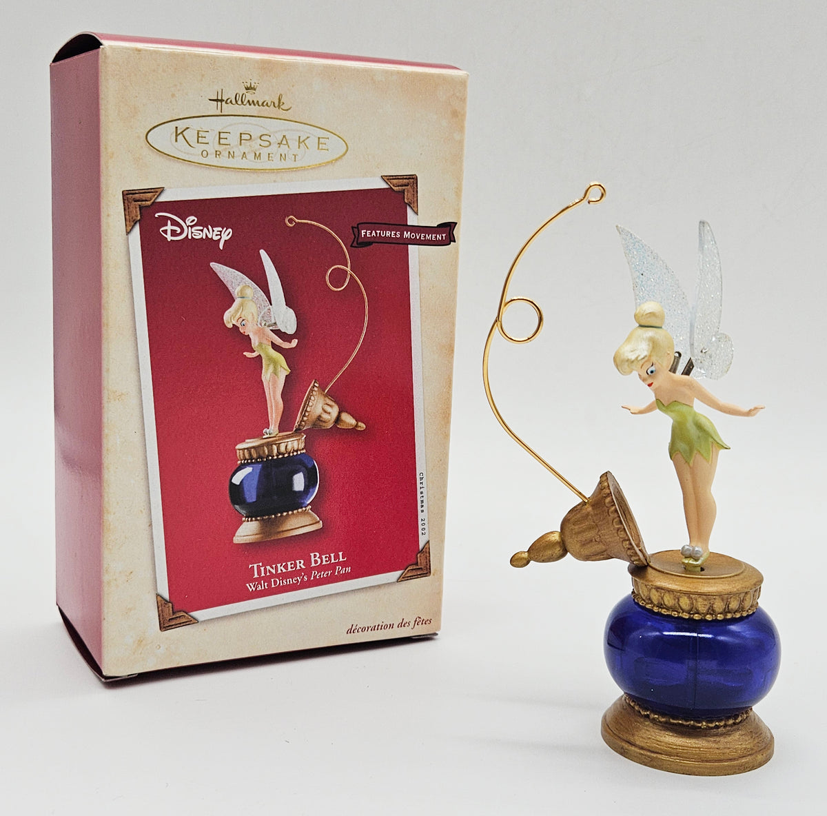 2002 Hallmark Keepsake Tinker Bell (QXD4943) — with box and product
