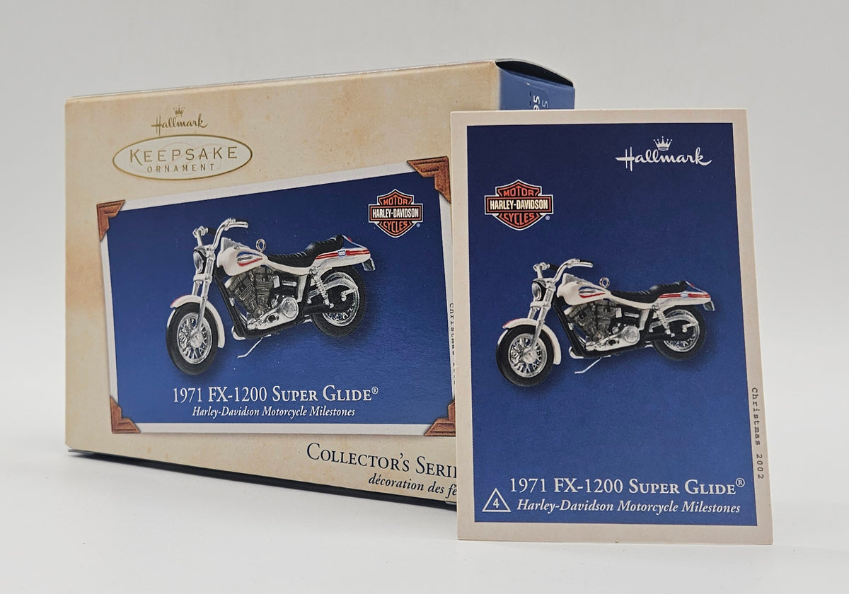 Hallmark Keepsake – “Harley Davidson 1971 FX-1200 Super Glide” — original packaging