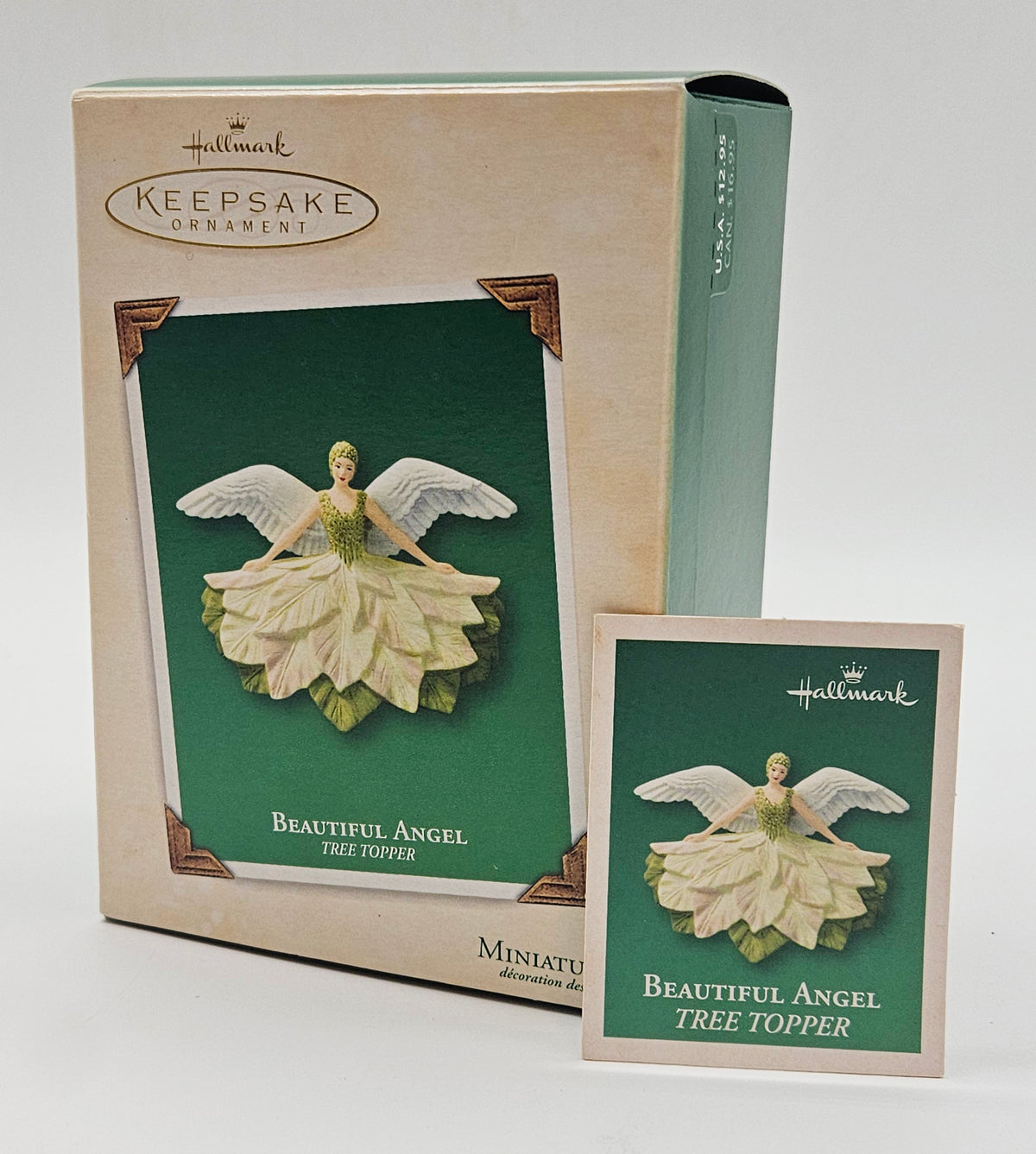 Hallmark Keepsake – “Beautiful Angel Miniature Tree Topper” — original packaging