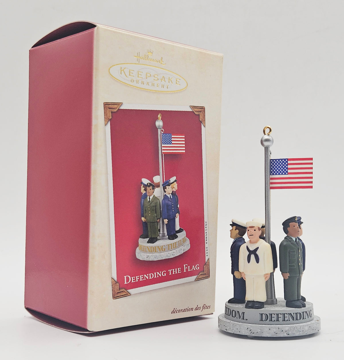 Hallmark Keepsake – “Defending the Flag” — with original box