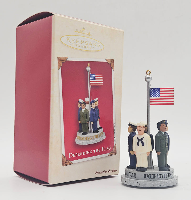 Hallmark Keepsake – “Defending the Flag” — with original box