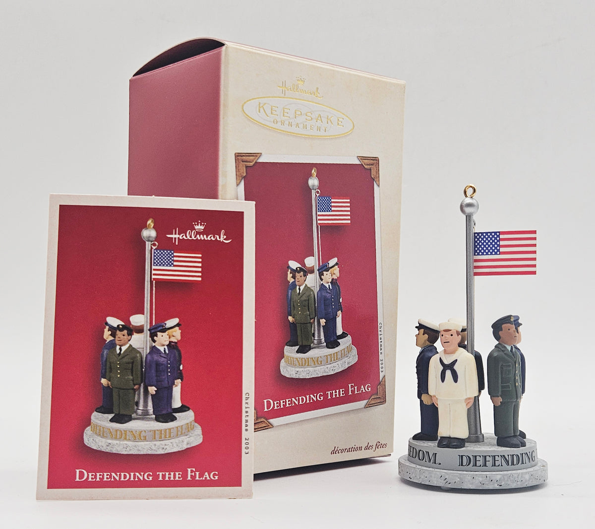 Hallmark Keepsake – “Defending the Flag” — with original box