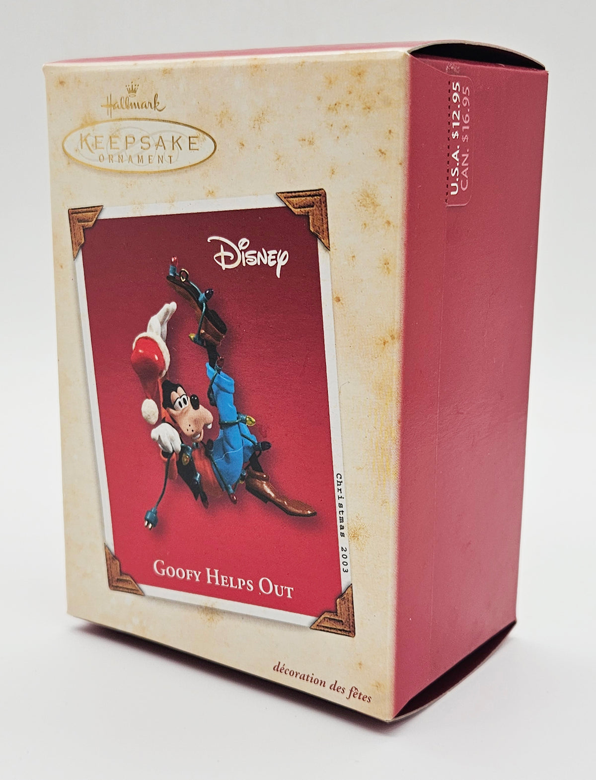 2003 Hallmark Keepsake Goofy Helps Out (QXD5037) — box