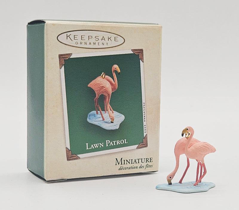 Hallmark Keepsake – “Miniature Lawn Patrol” — with original box