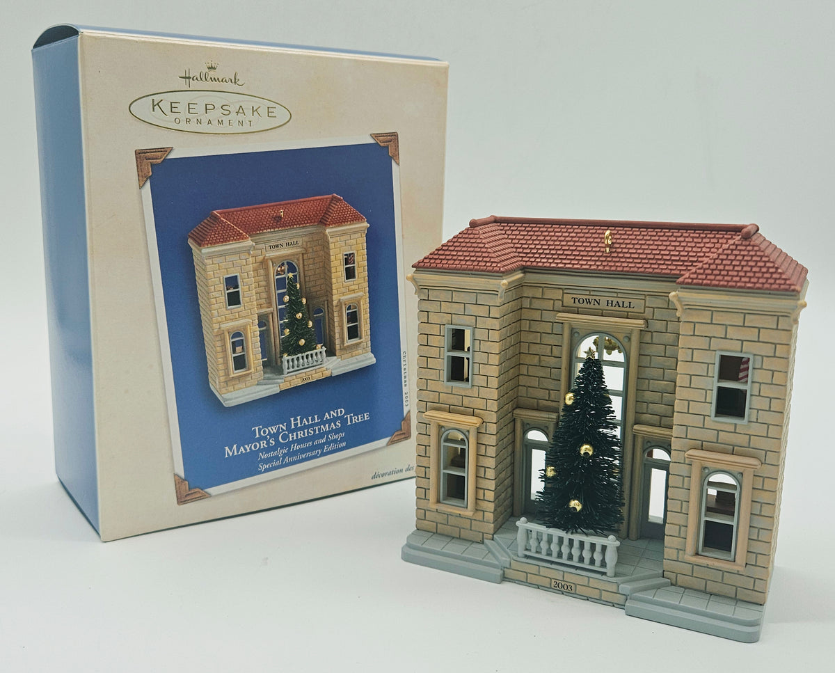 Hallmark Keepsake – “Town Hall and Mayor's Christmas Tree” — with original box