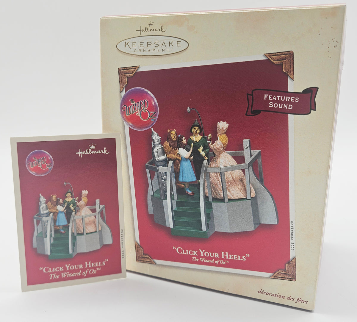 2003 Hallmark Keepsake Click Your Heels – box and memory card