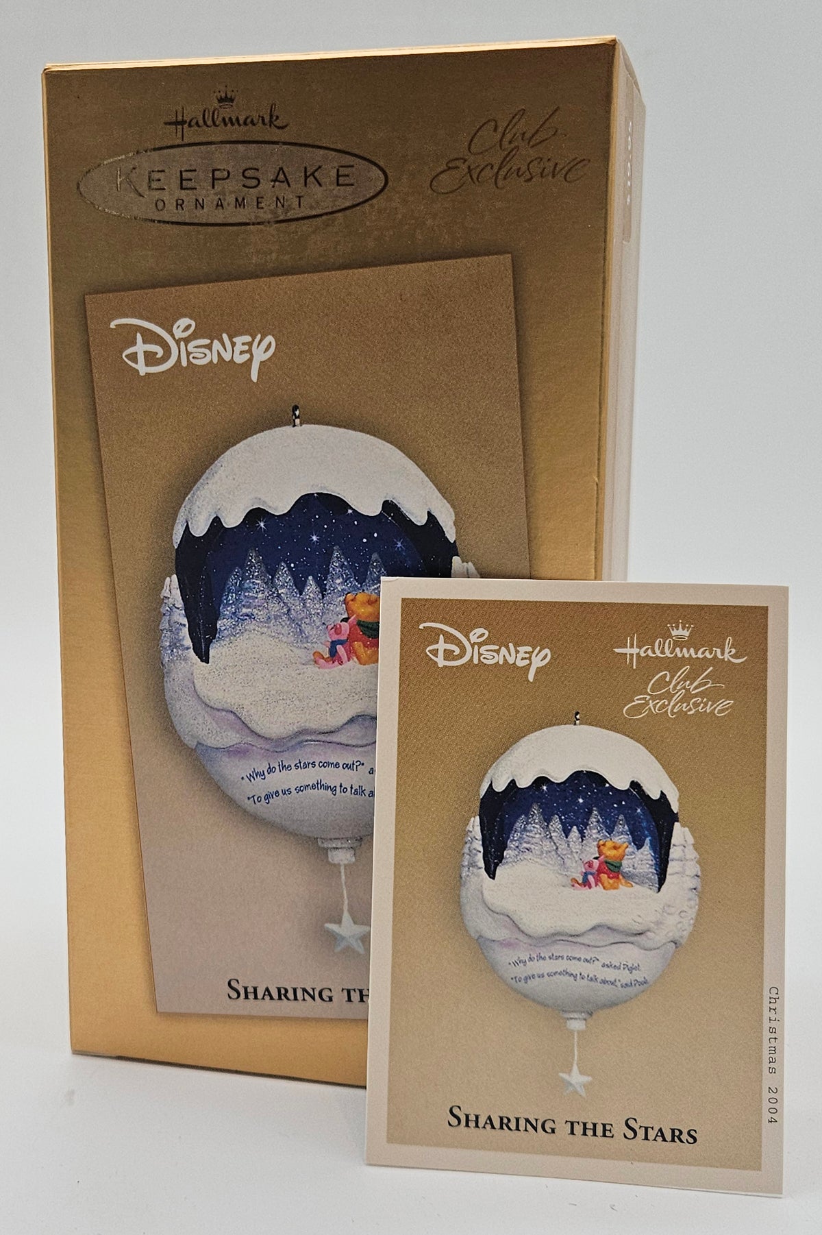 Hallmark Keepsake – “Club Winnie the Pooh Sharing the Stars” — original packaging