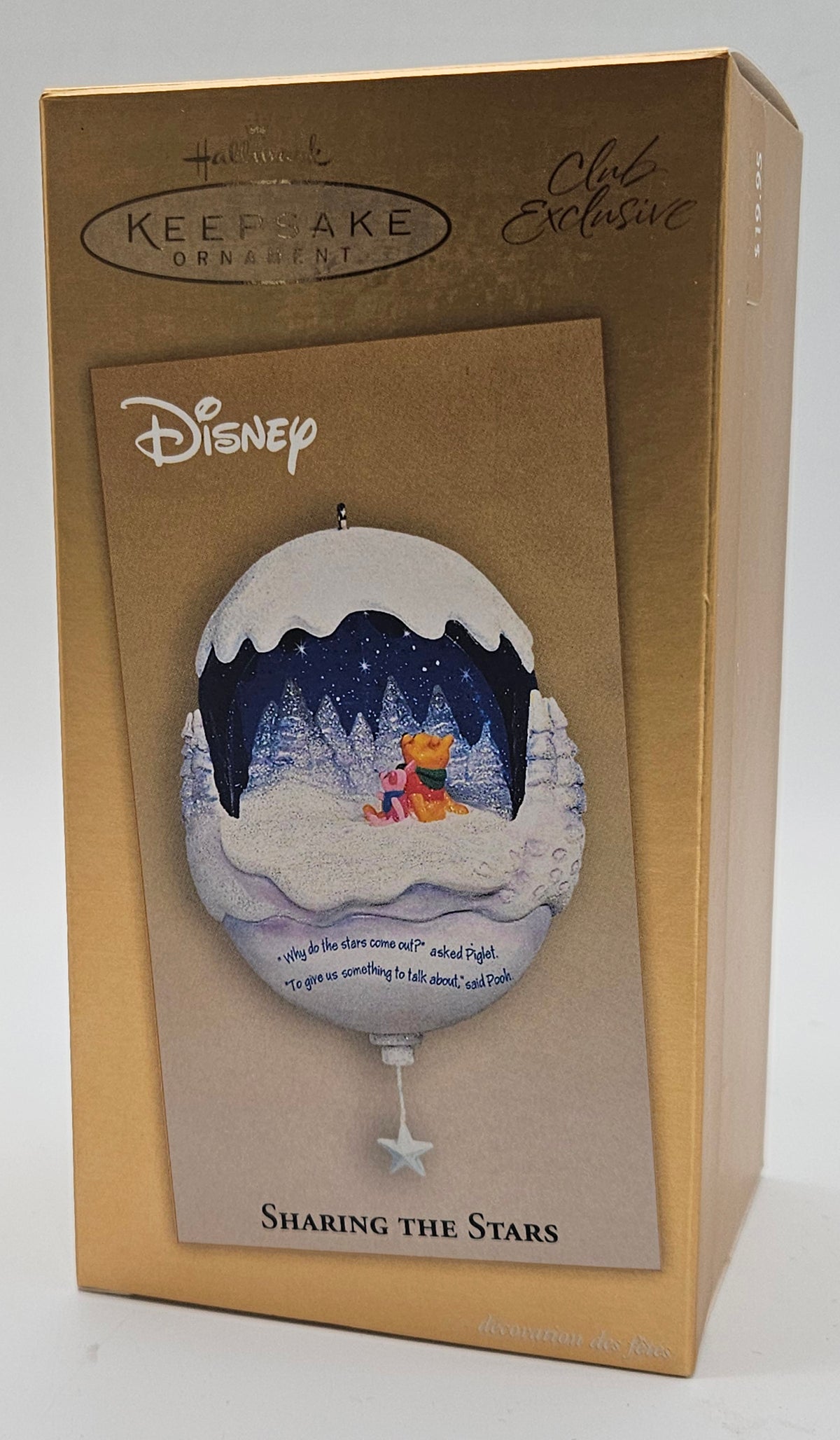Hallmark Keepsake – “Club Winnie the Pooh Sharing the Stars” — original packaging