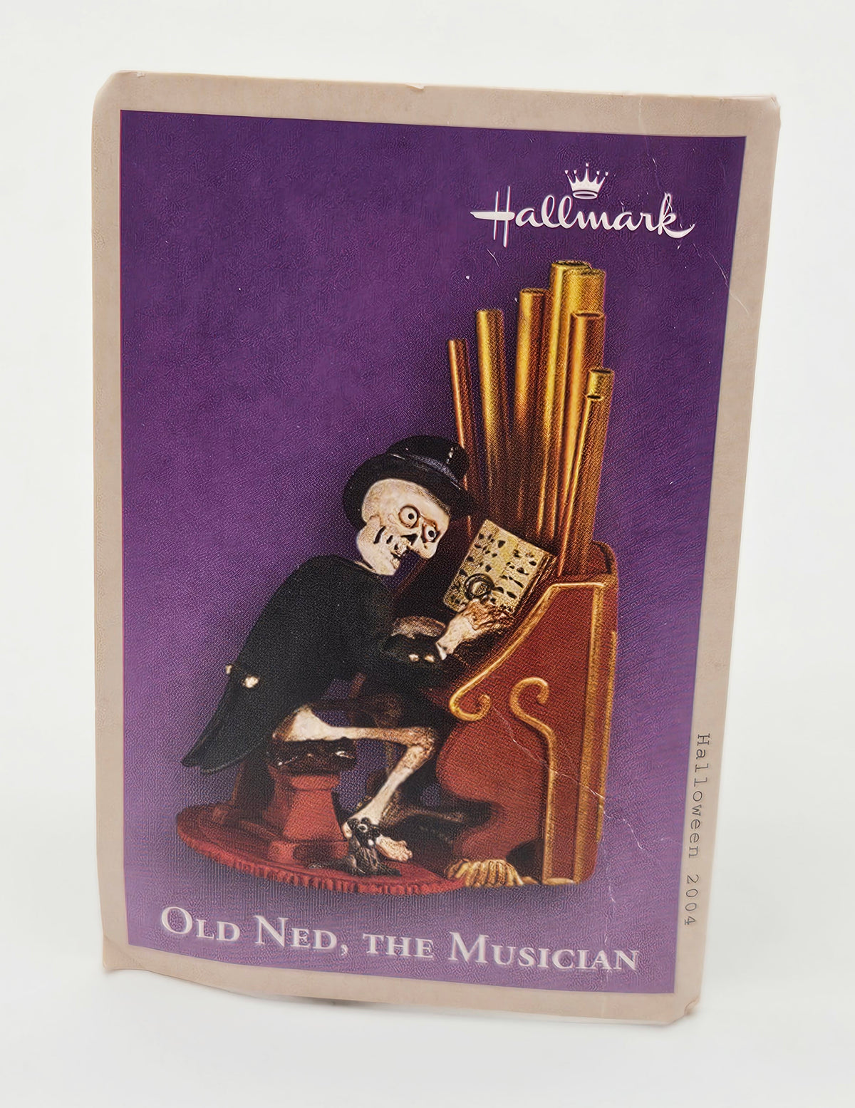 Hallmark Keepsake – “Halloween Old Ned the Musician” – Damaged — ornament view