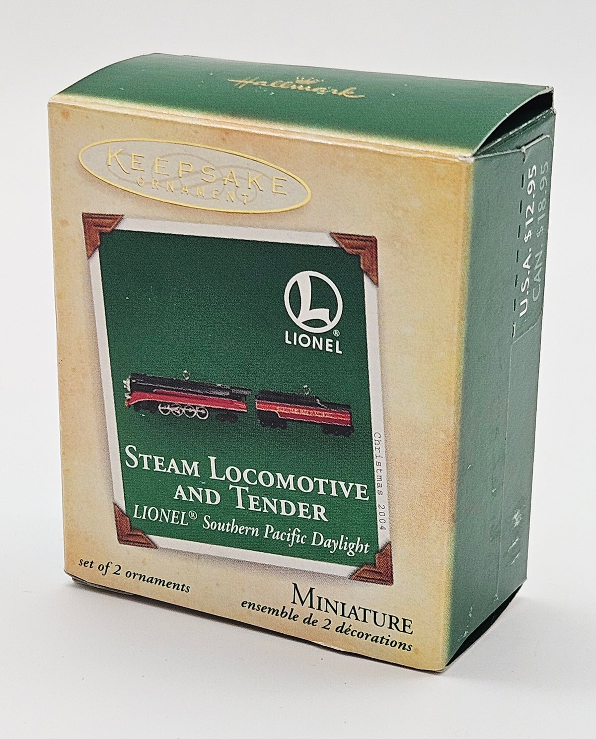 Hallmark Keepsake – “Lionel Southern Pacific Daylight Locomotive & Tender” — original packaging