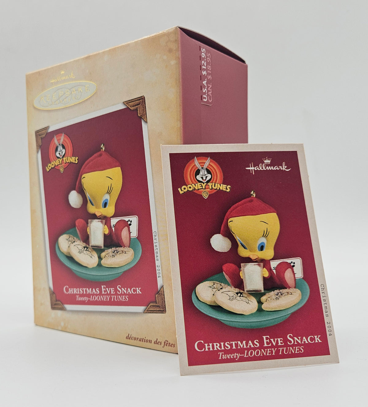 Hallmark Keepsake – “Tweety Christmas Eve Snack” — original packaging