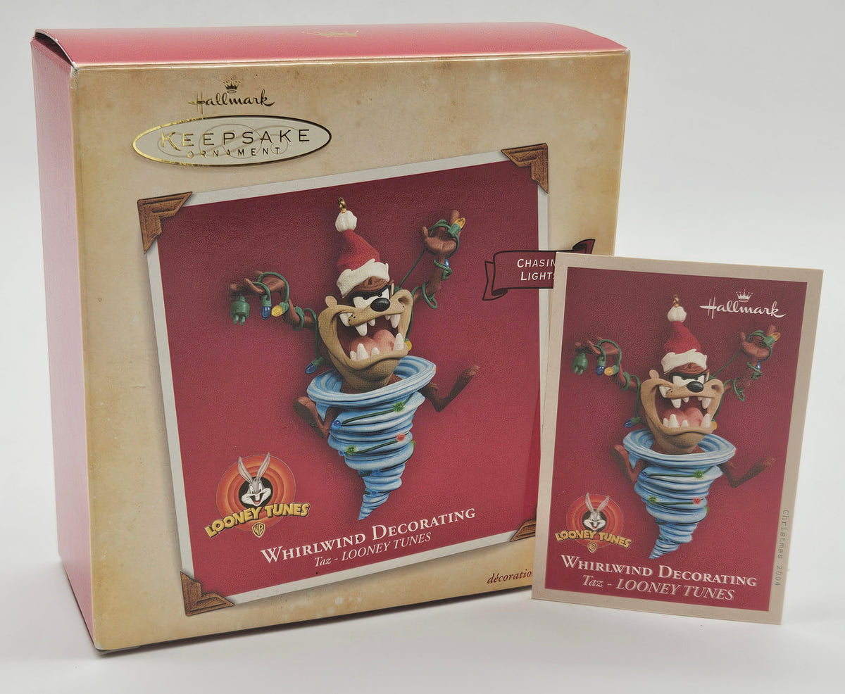 Hallmark Keepsake – “Looney Tunes Whirlwind Decorating Taz” — original packaging