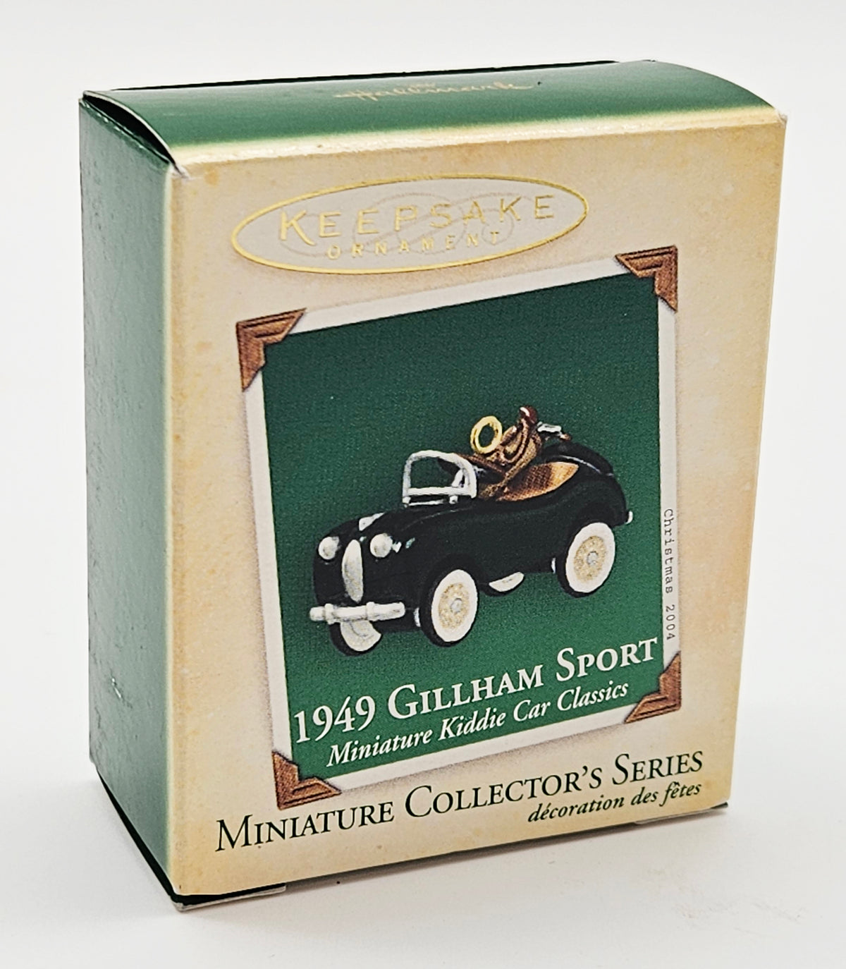 Hallmark Keepsake – “Miniature Kiddie Car Gillham Sport” — original packaging