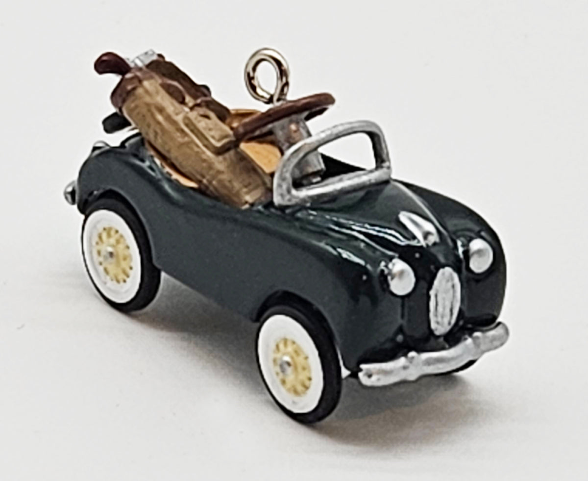 Hallmark Keepsake – “Miniature Kiddie Car Gillham Sport” — ornament view