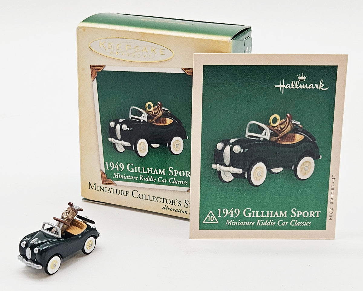 Hallmark Keepsake – “Miniature Kiddie Car Gillham Sport” — with original box