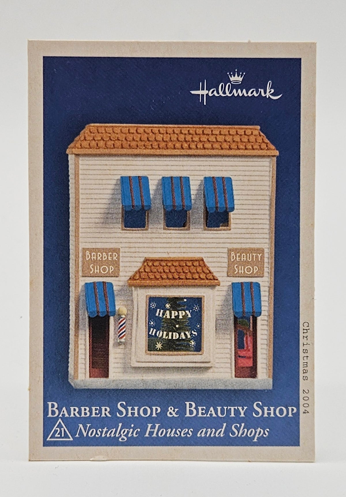 Hallmark Keepsake – “Barber Shop and Beauty Shop” — ornament view