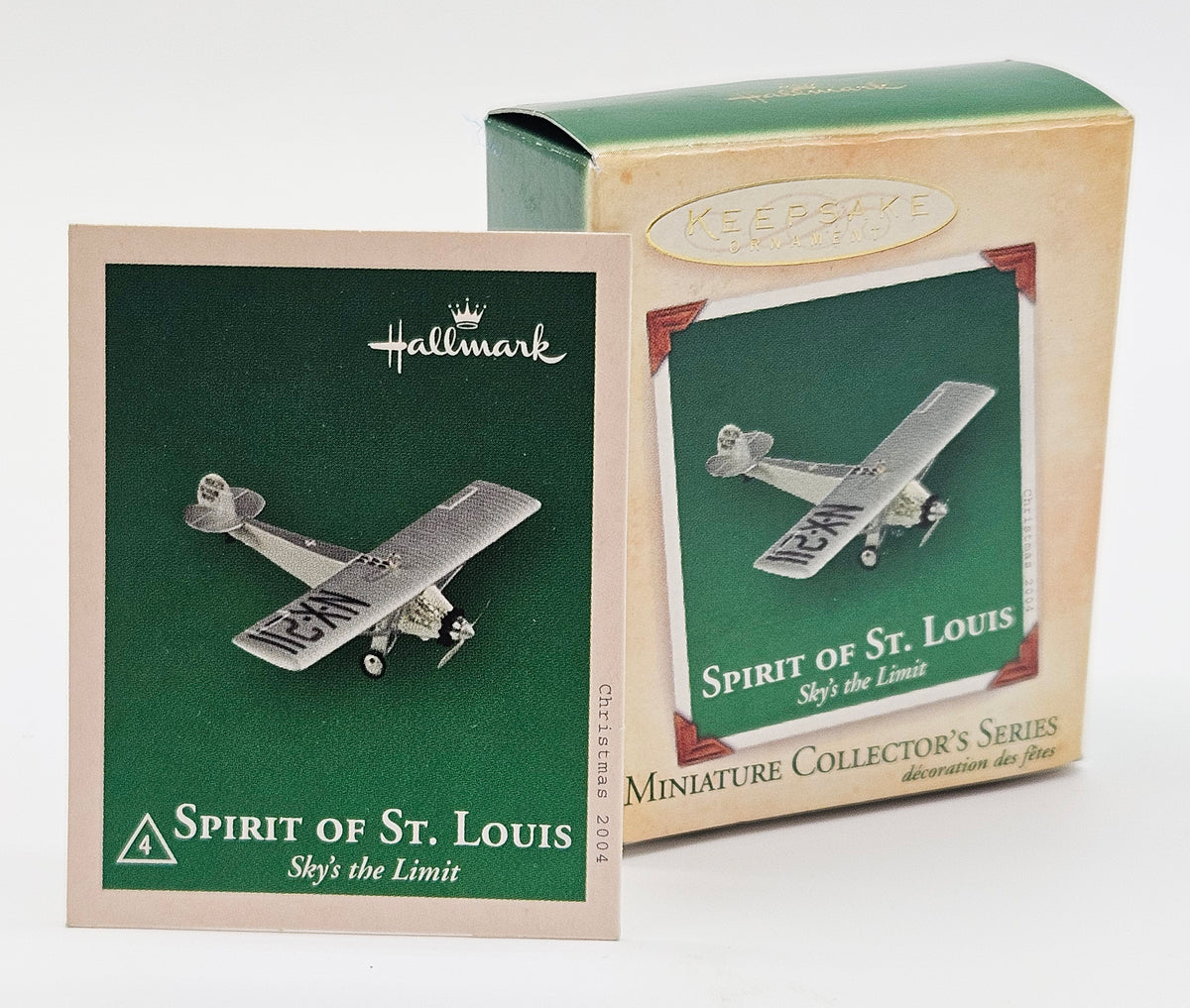 2004 Hallmark Keepsake Spirit of St. Louis – box and memory card
