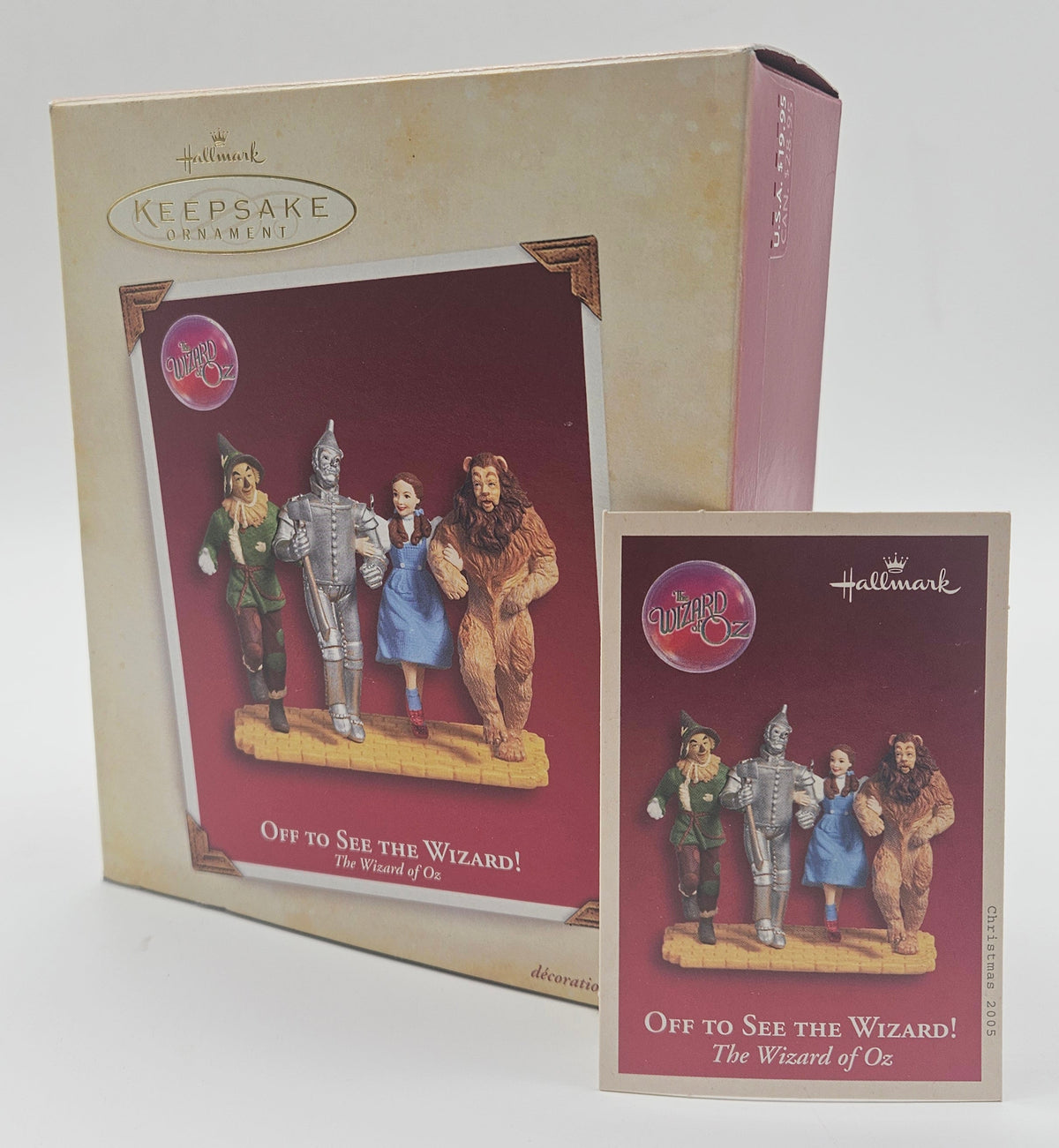 2005 Hallmark Keepsake Off to See the Wizard – box and memory card