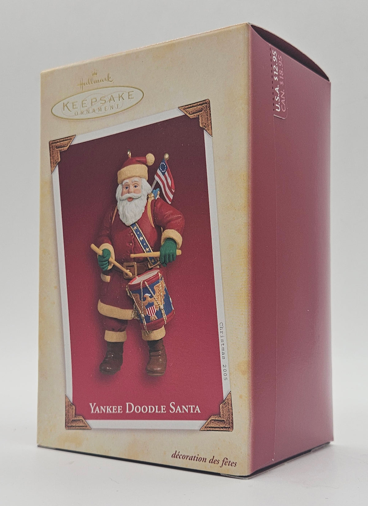 2005 Hallmark Keepsake Yankee Doodle Santa – box