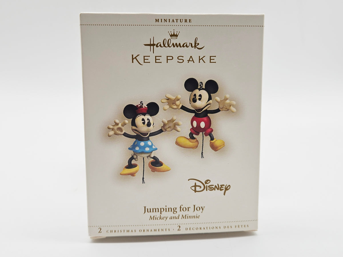 Hallmark Keepsake – “Disney Jumping for Joy Mickey & Minnie” — original packaging