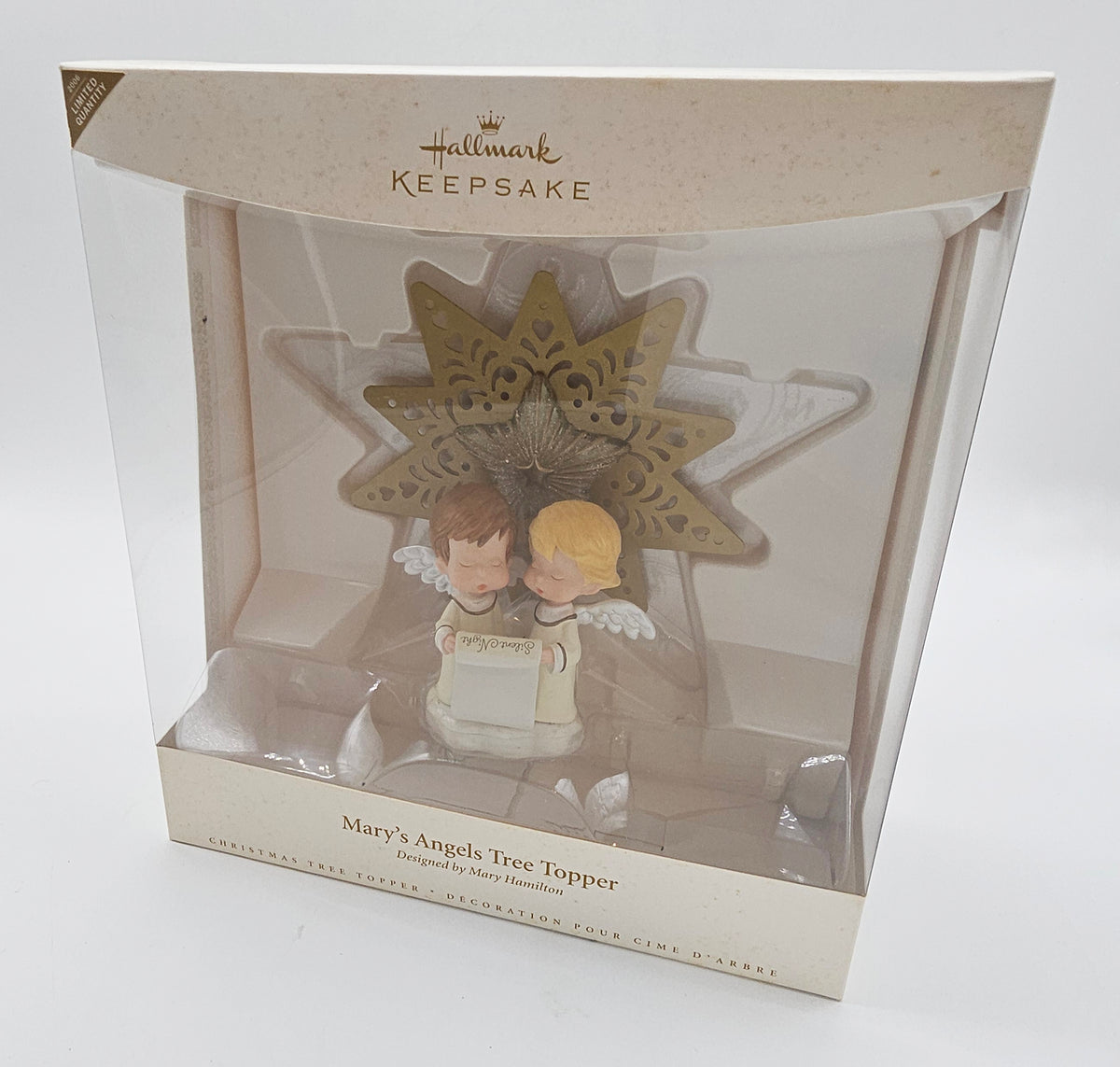 Hallmark Keepsake – “Mary's Angels Tree Topper” – Damaged — original packaging