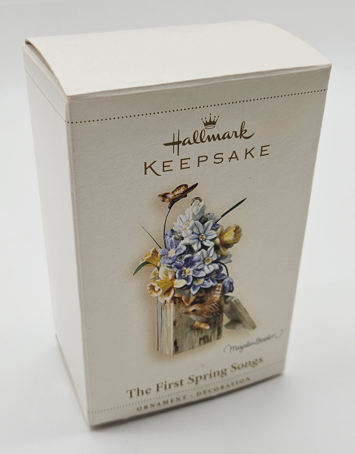 Hallmark Keepsake – “Nature's Sketchbook First Spring Songs” – Damaged — original packaging