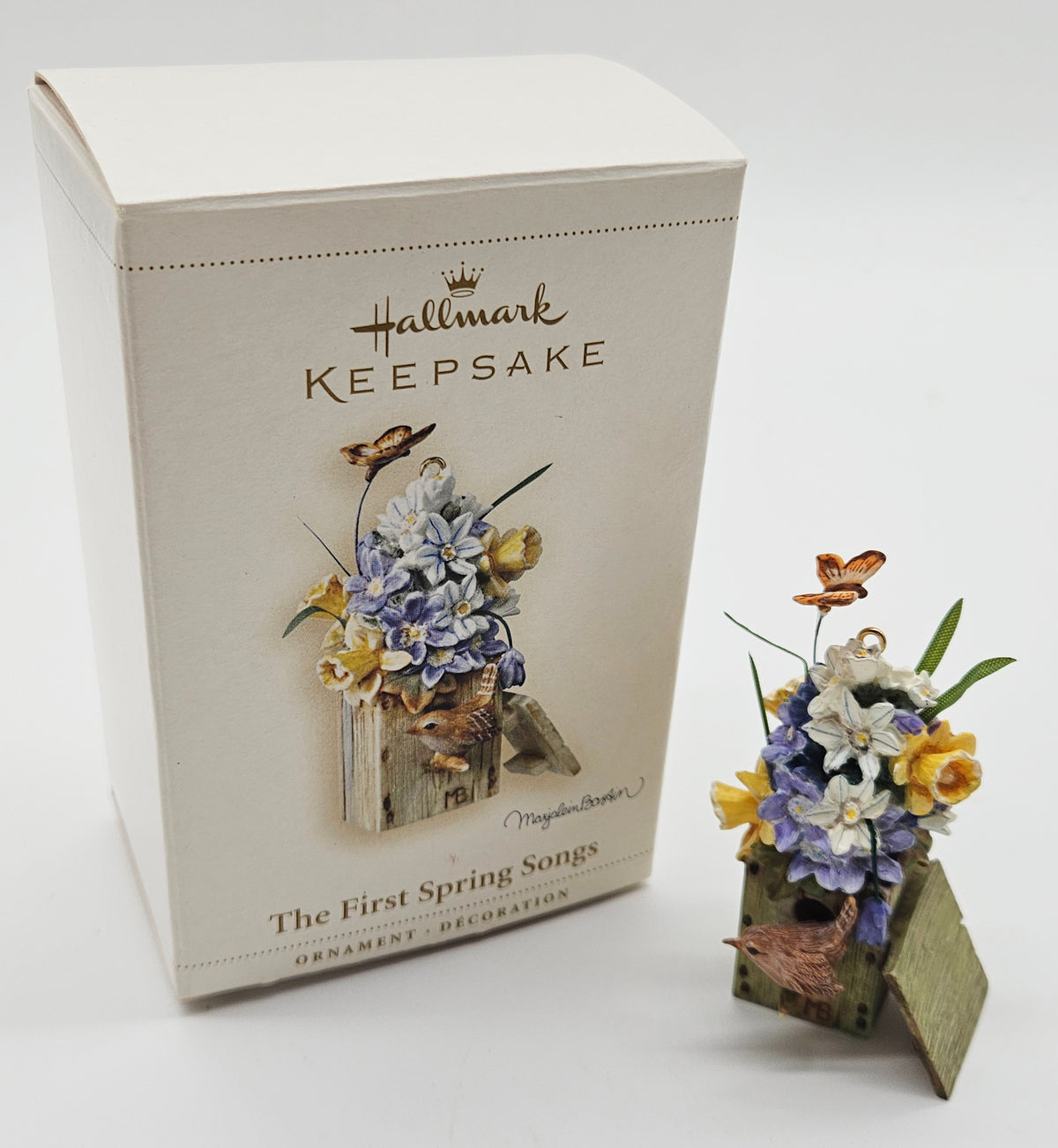 Hallmark Keepsake – “Nature's Sketchbook First Spring Songs” – Damaged — with original box