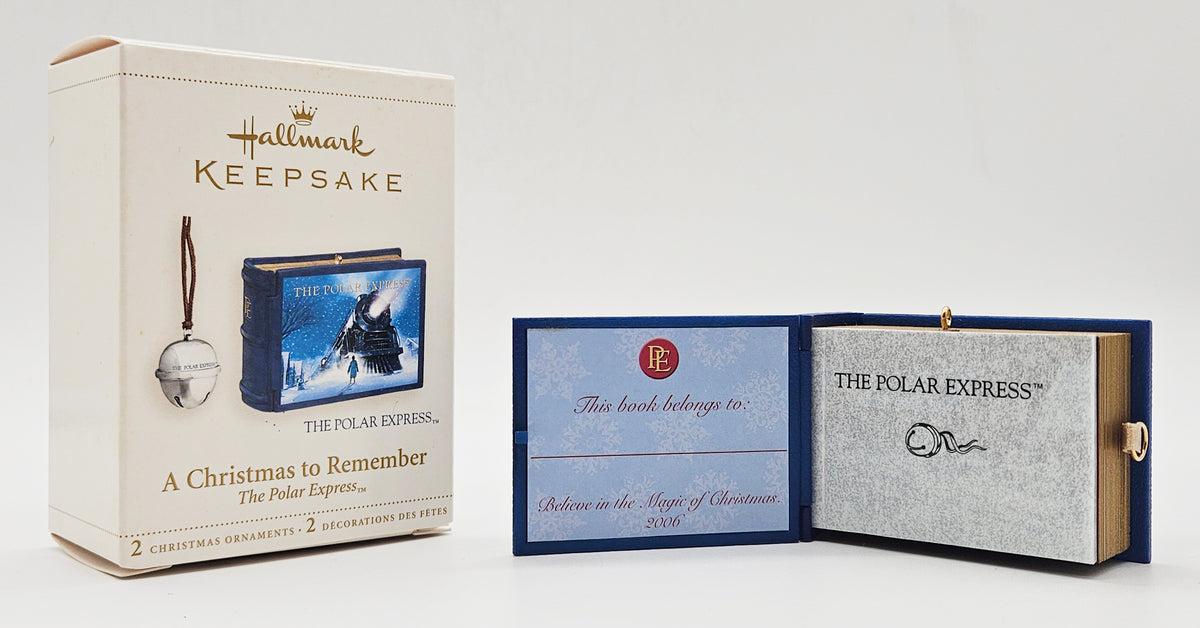 2006 Hallmark Keepsake A Christmas to Remember (QXI6316) — with box and book open