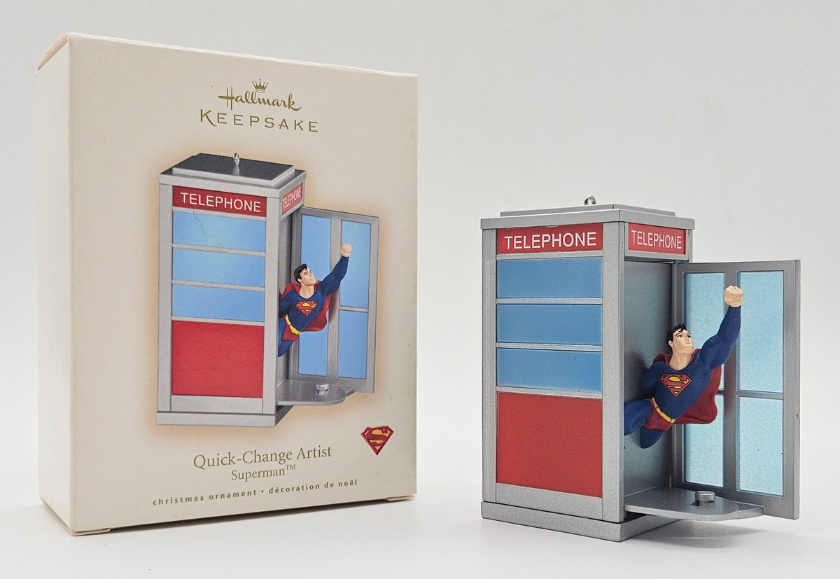 2007 Hallmark Keepsake Superman – Quick Change Artist (QXI4189) — with box superman side
