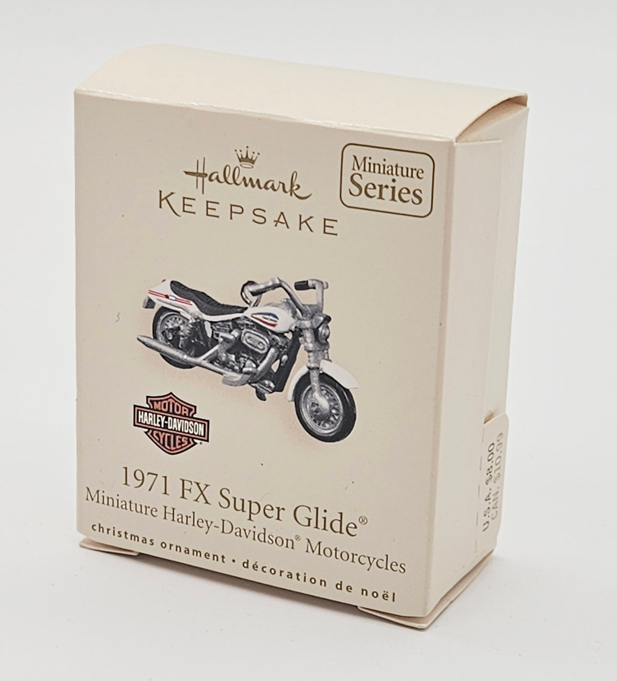 Hallmark Keepsake – “Miniature Harley Davidson FX Super Glide” — original packaging