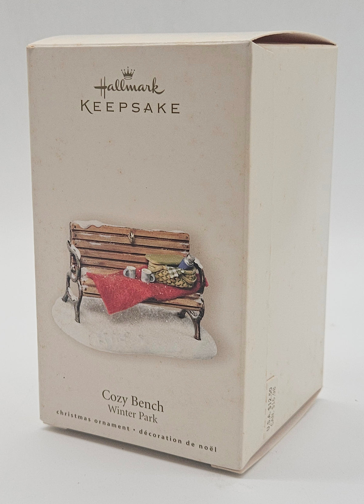 Hallmark Keepsake – “Winter Park Cozy Bench” — original packaging