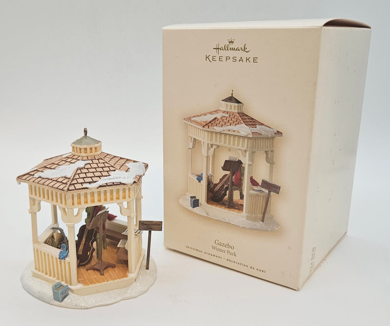 Hallmark Keepsake – “Winter Park Gazebo” — with original box