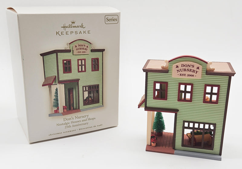 2008 Don's Nursery — ornament and retail box
