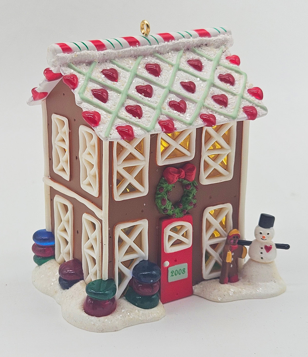 Hallmark Keepsake – “Noelville Gingerbread Lane” — ornament view