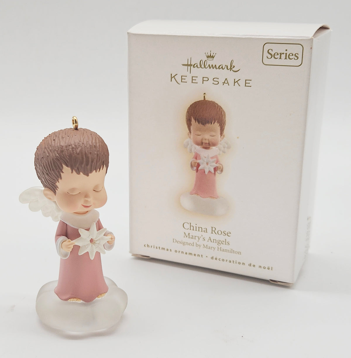 Hallmark Keepsake – “Mary's Angels China Rose” — with original box