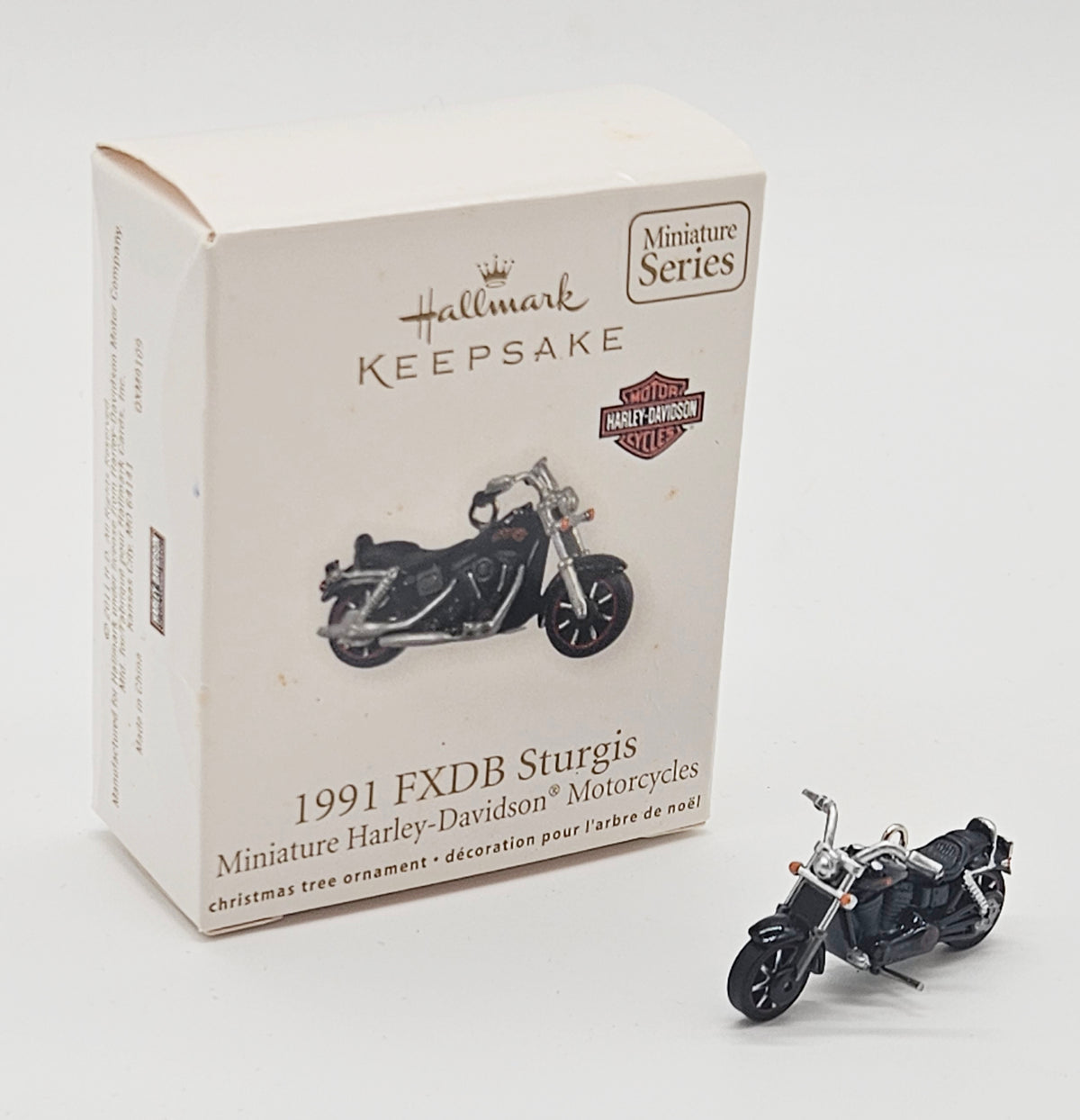 Hallmark Keepsake – “Miniature Harley-Davidson FXDB Sturgis” — with original box