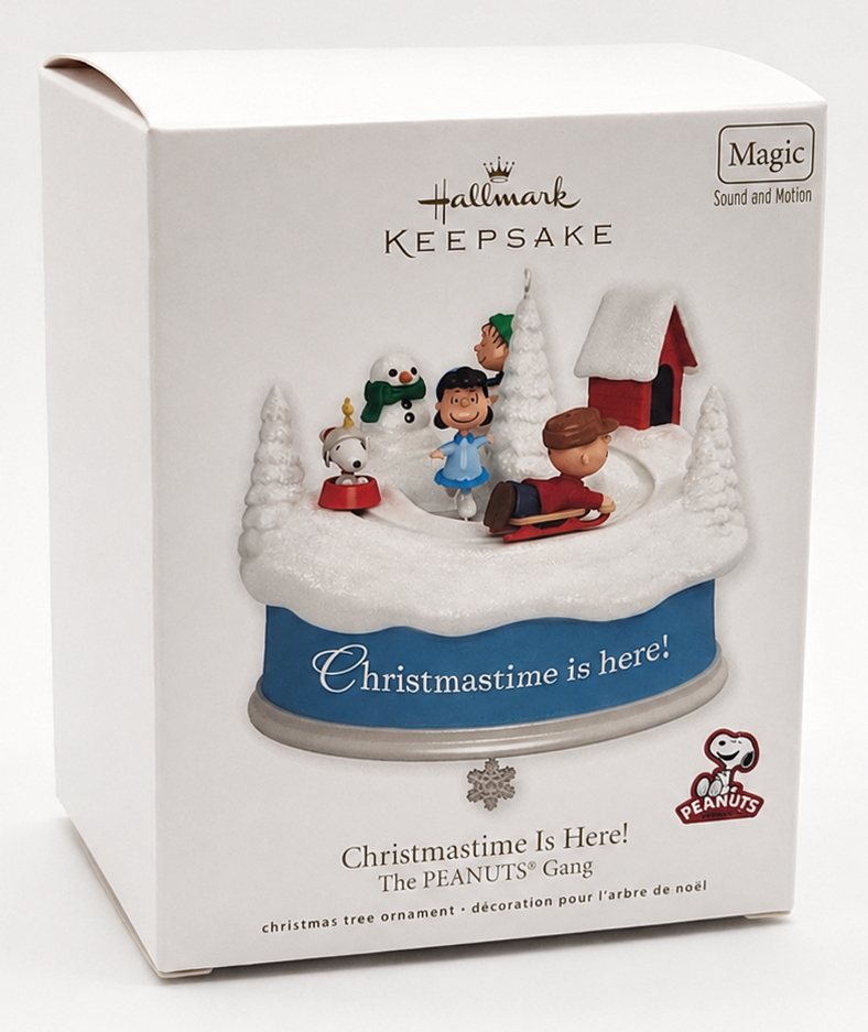 Hallmark Keepsake – “Peanuts Christmastime Is Here” — original packaging