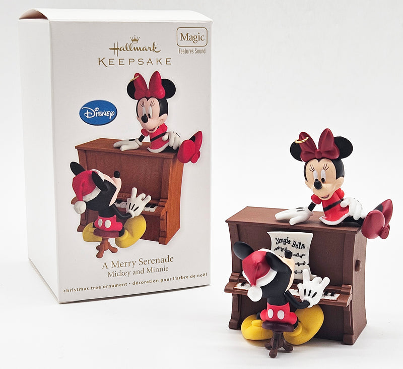 Hallmark Keepsake – “Disney A Merry Serenade Mickey & Minnie” — with original box