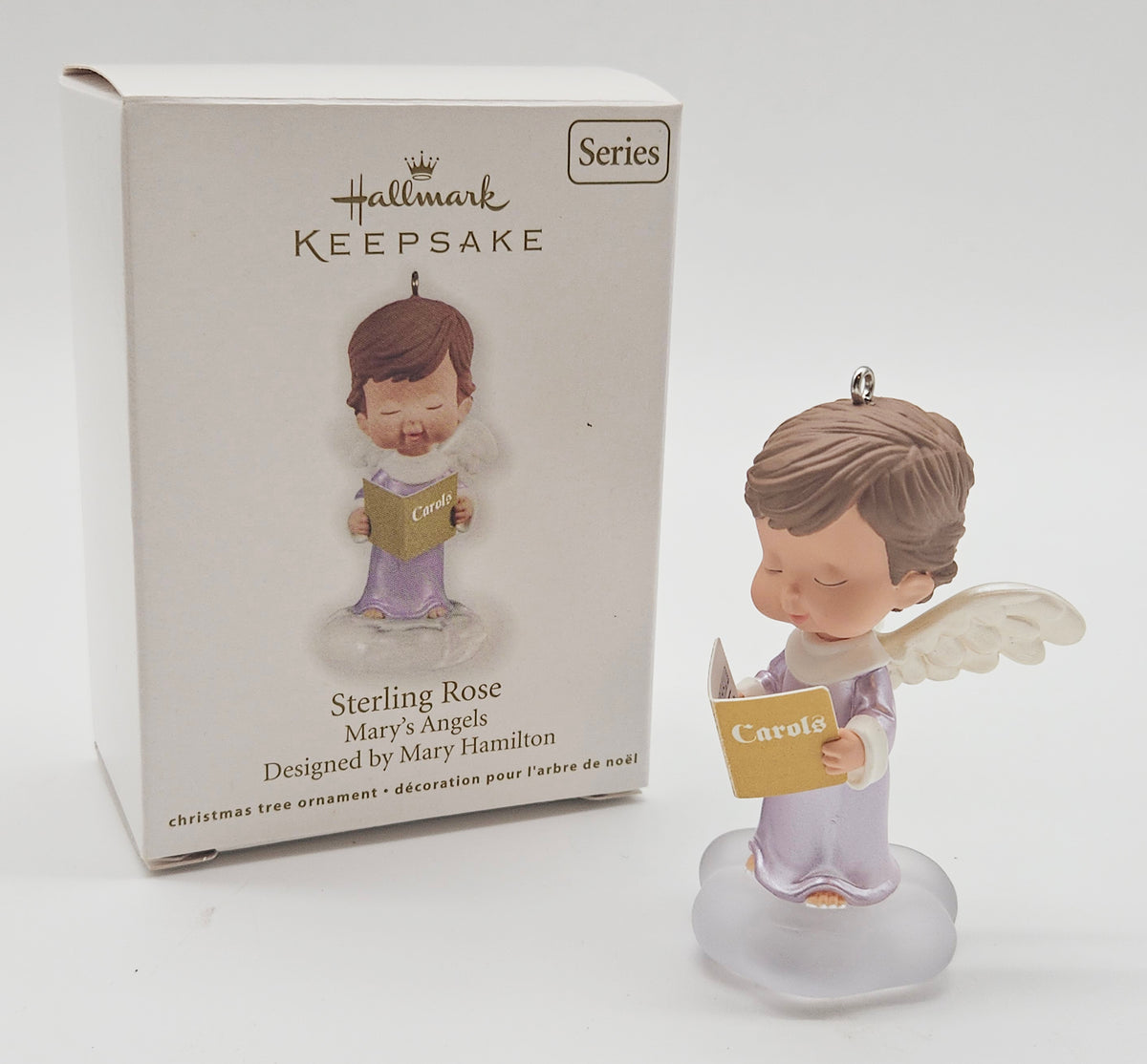 Hallmark Keepsake – “Mary's Angels Sterling Rose” — with original box