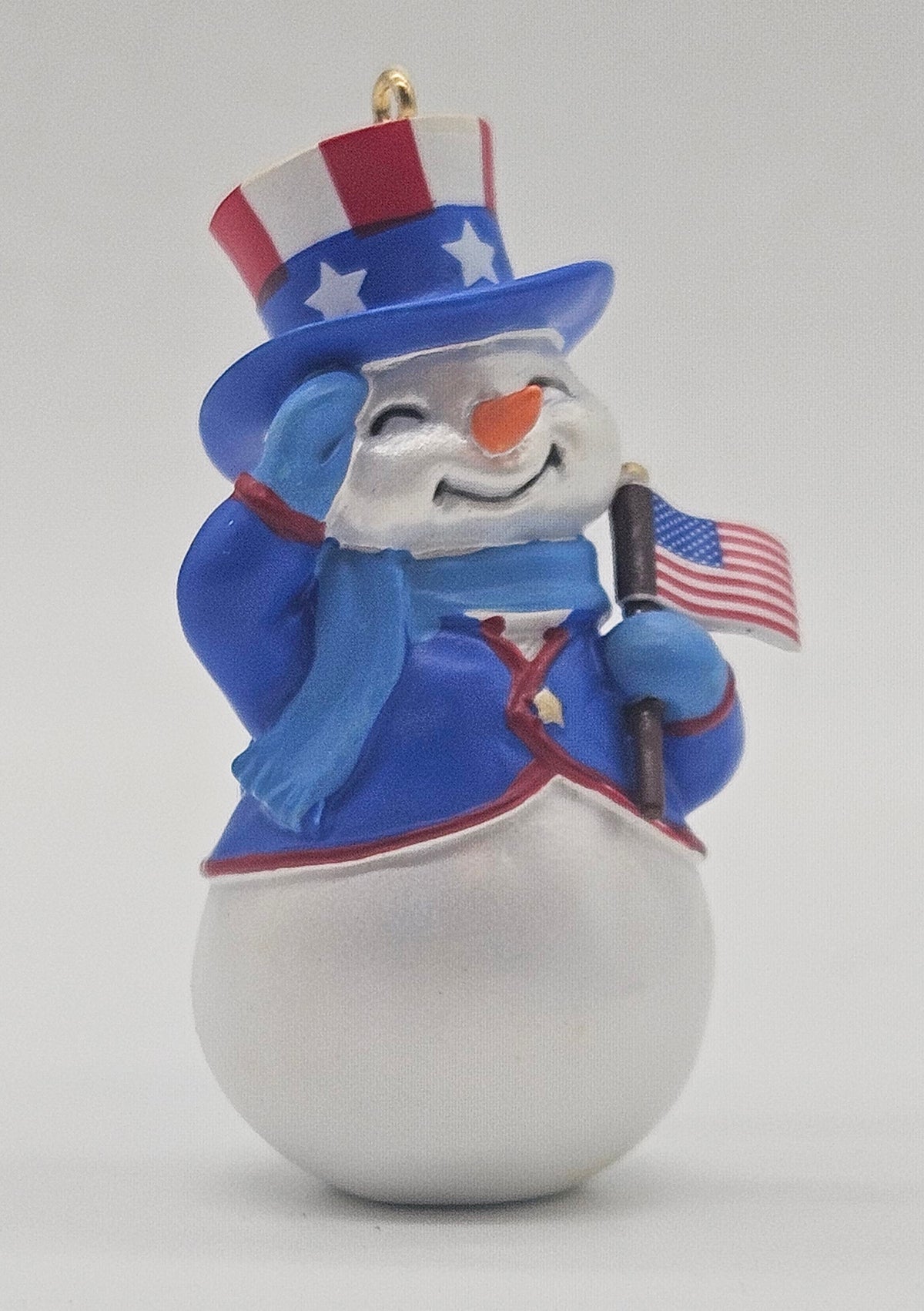 Hallmark Keepsake – “Patriotic Snowman” — ornament view