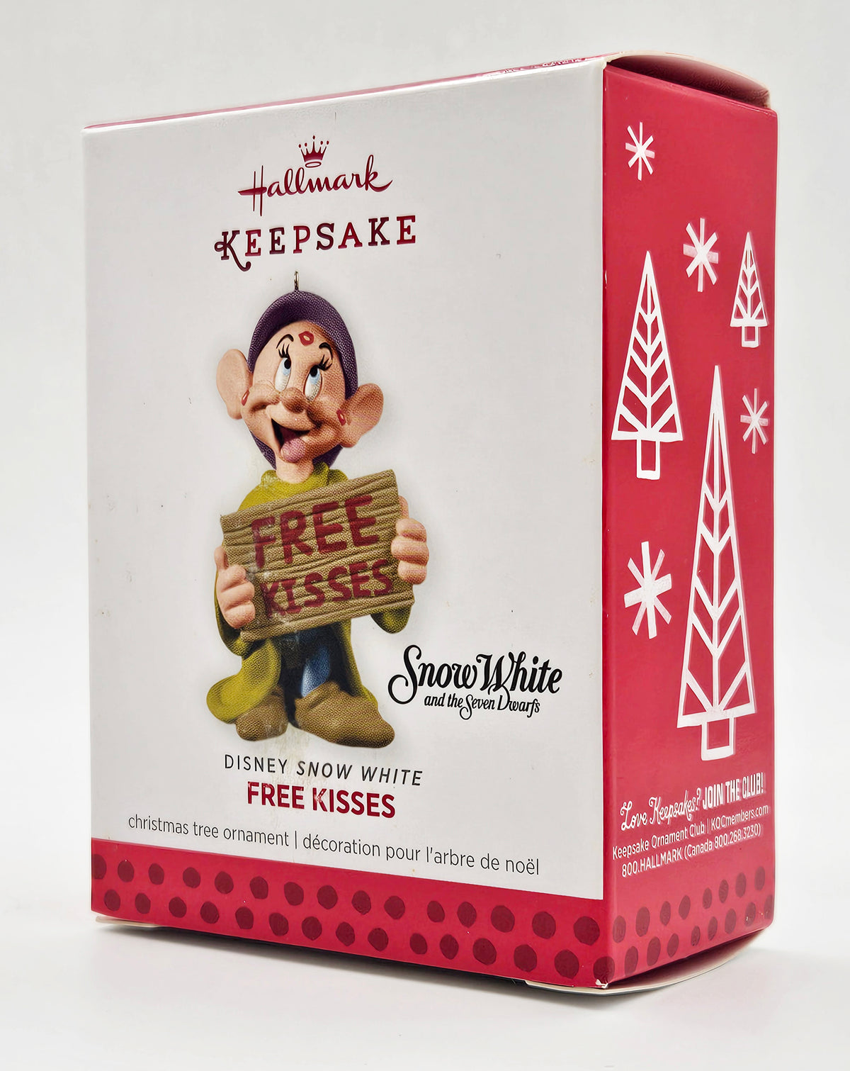 2013 Hallmark Keepsake Dopey – Free Kisses (QXE3752) — box