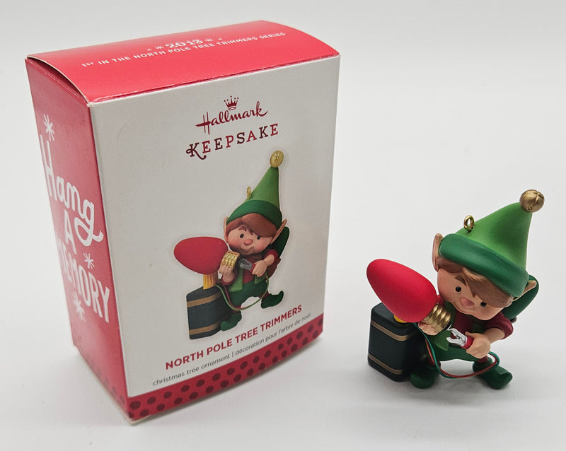 Hallmark Keepsake – “North Pole Tree Trimmers #1” — with original box