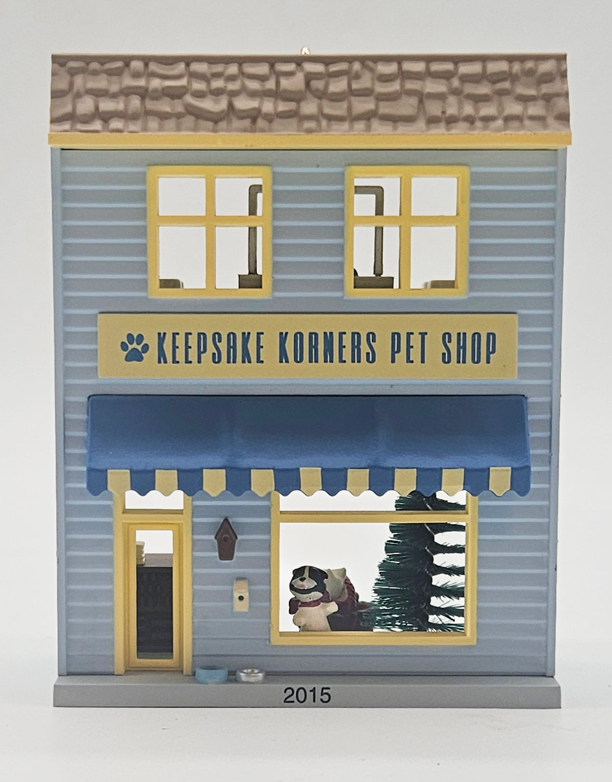 Hallmark Keepsake – “Korners Pet Shop” — ornament view