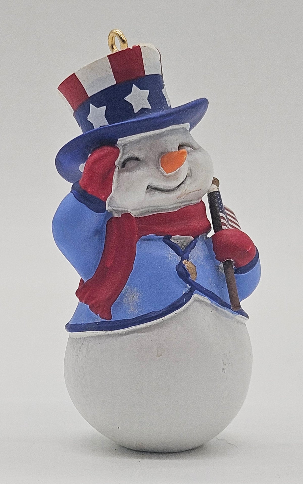 Hallmark Keepsake – “Patriotic Snowman” — ornament view