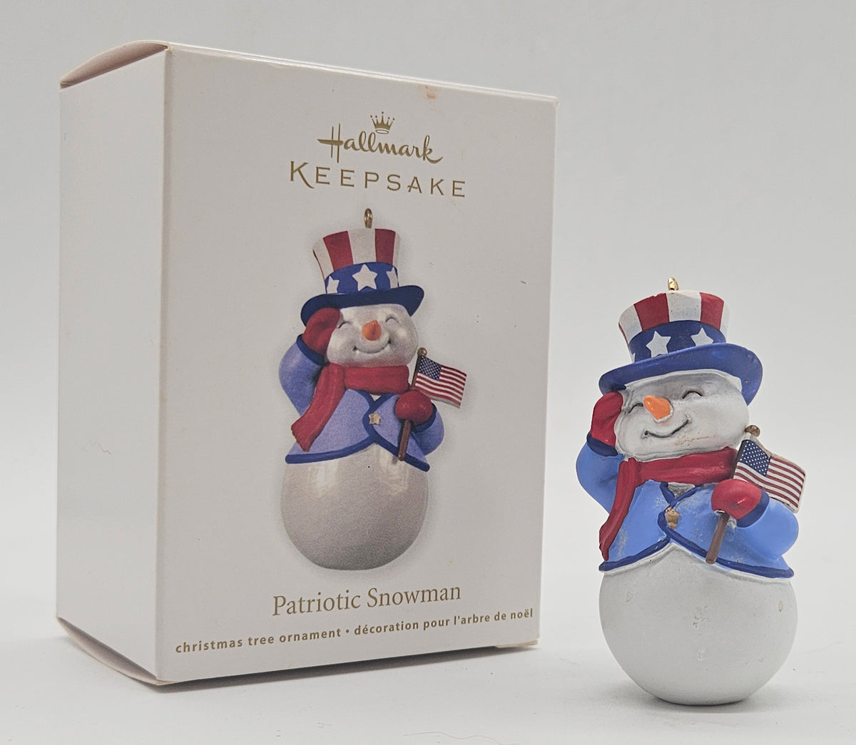 Hallmark Keepsake – “Patriotic Snowman” — with original box