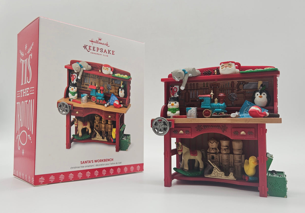 Hallmark Keepsake – “Santa's Workbench” — with original box