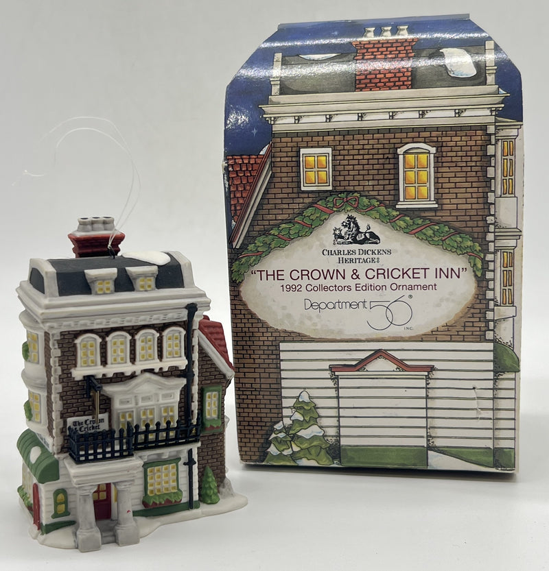 Dept 56- Dickens' Village "The Crown & Cricket Inn" ornament