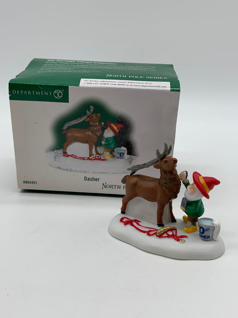 Dept 56- North Pole Series  "Dasher" accessory