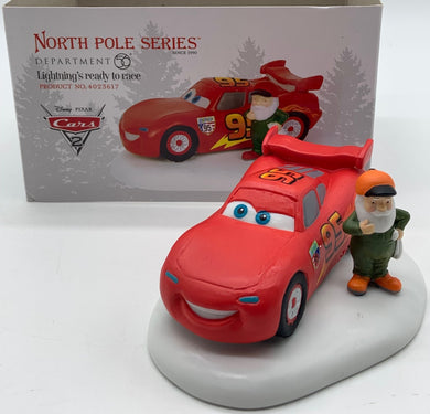 Dept 56- North Pole Series Lightning's Ready to Race accessory