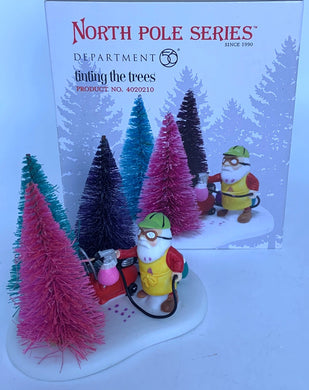 Dept 56- North Pole Series Tinting the Trees accessory